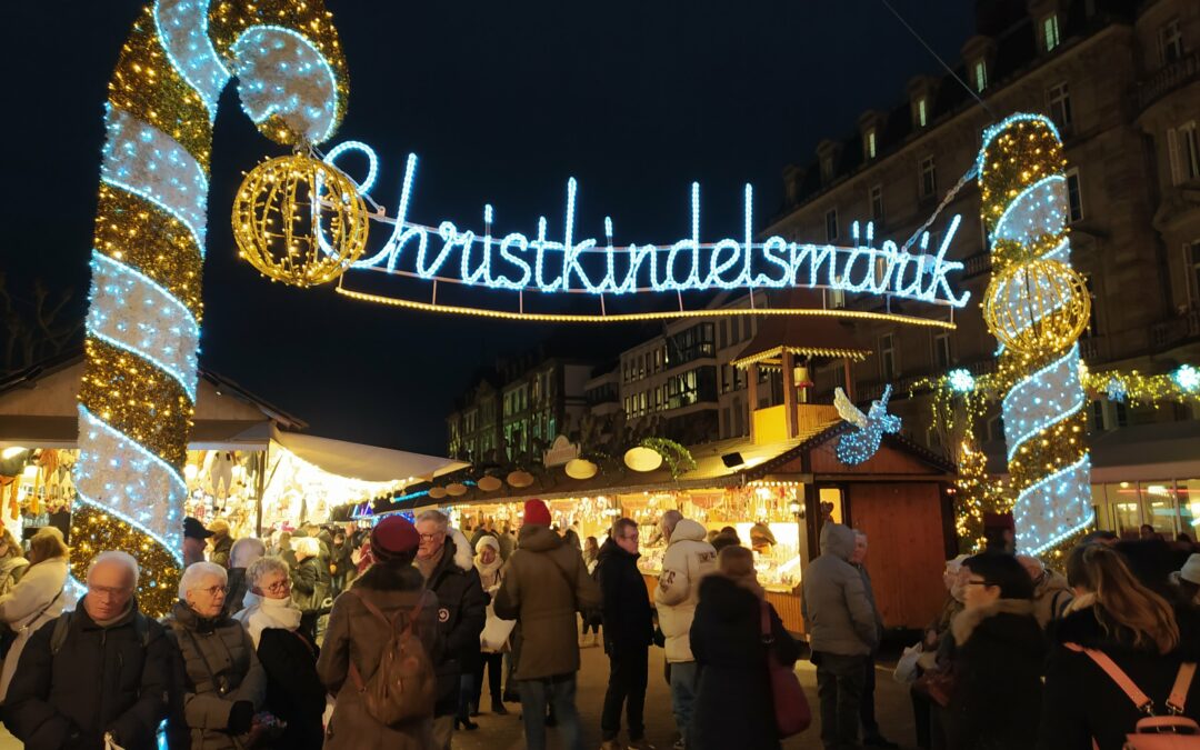 Village du partage : marché de Noël de Strasbourg